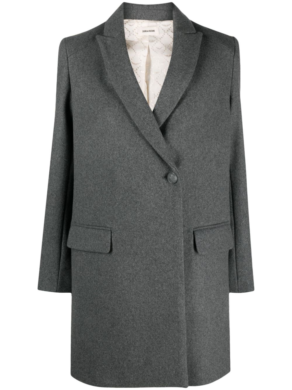 Zadig&Voltaire double-breasted coat - Grey von Zadig&Voltaire