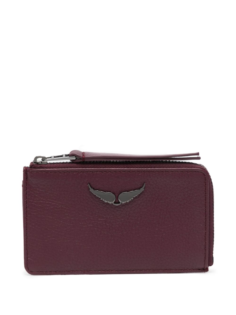 Zadig&Voltaire ZV calf-leather wallet - Purple von Zadig&Voltaire