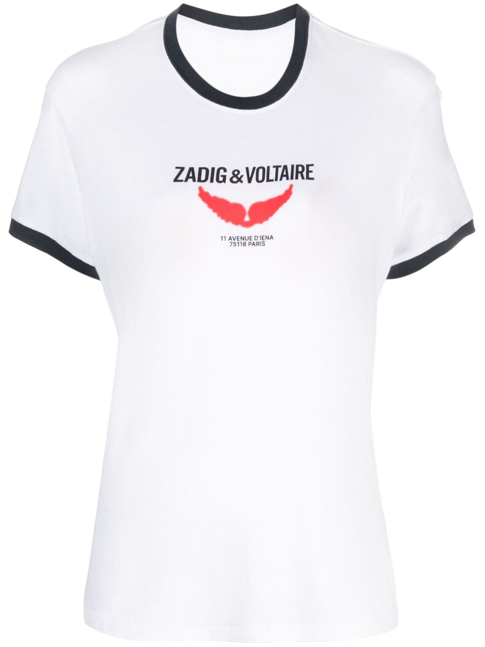 Zadig&Voltaire Zoe Wings Liberté printed T-shirt - White von Zadig&Voltaire