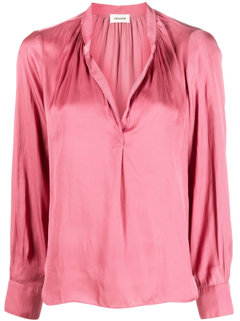 Zadig&Voltaire band-collar blouse - Pink von Zadig&Voltaire