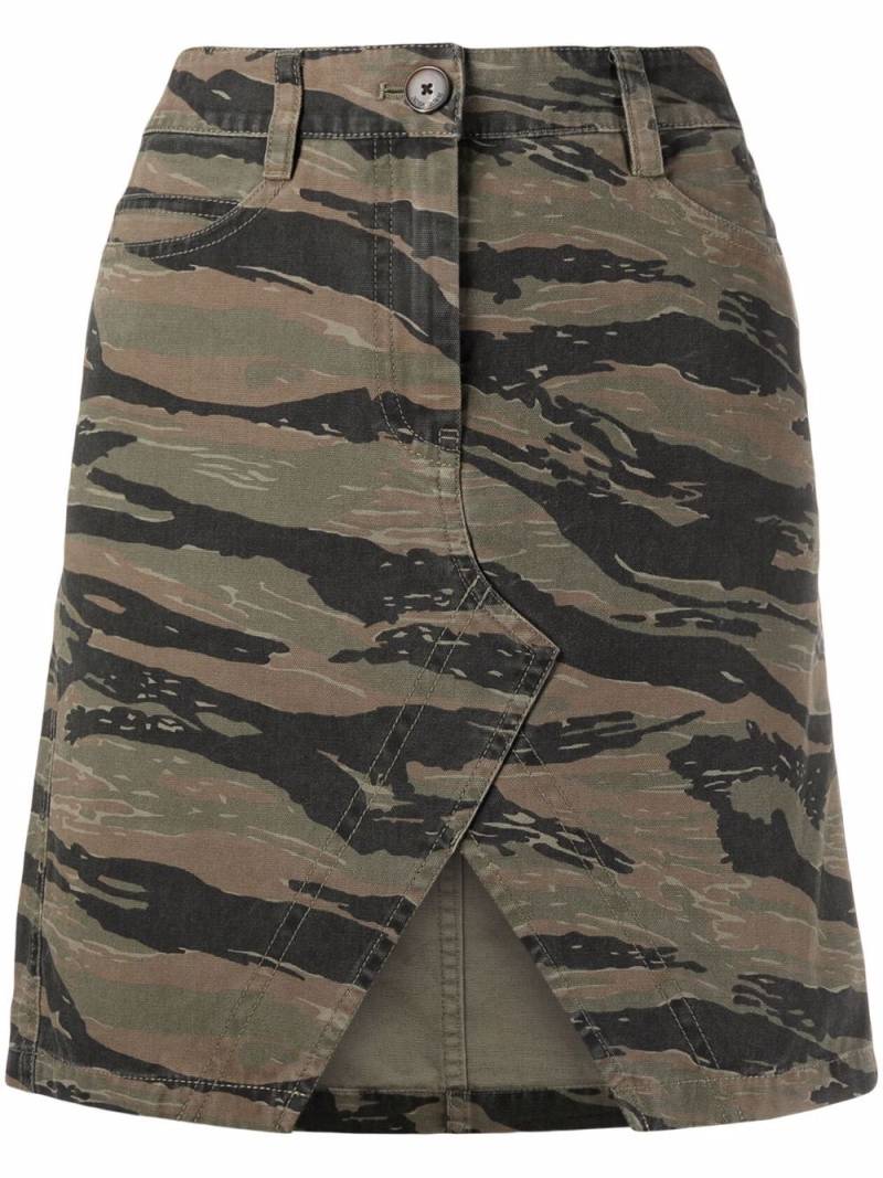 Zadig&Voltaire camouflage-print A-line skirt - Green von Zadig&Voltaire