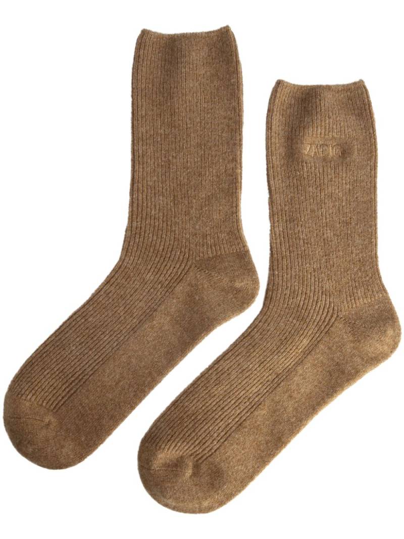 Zadig&Voltaire cashmere socks - Brown von Zadig&Voltaire