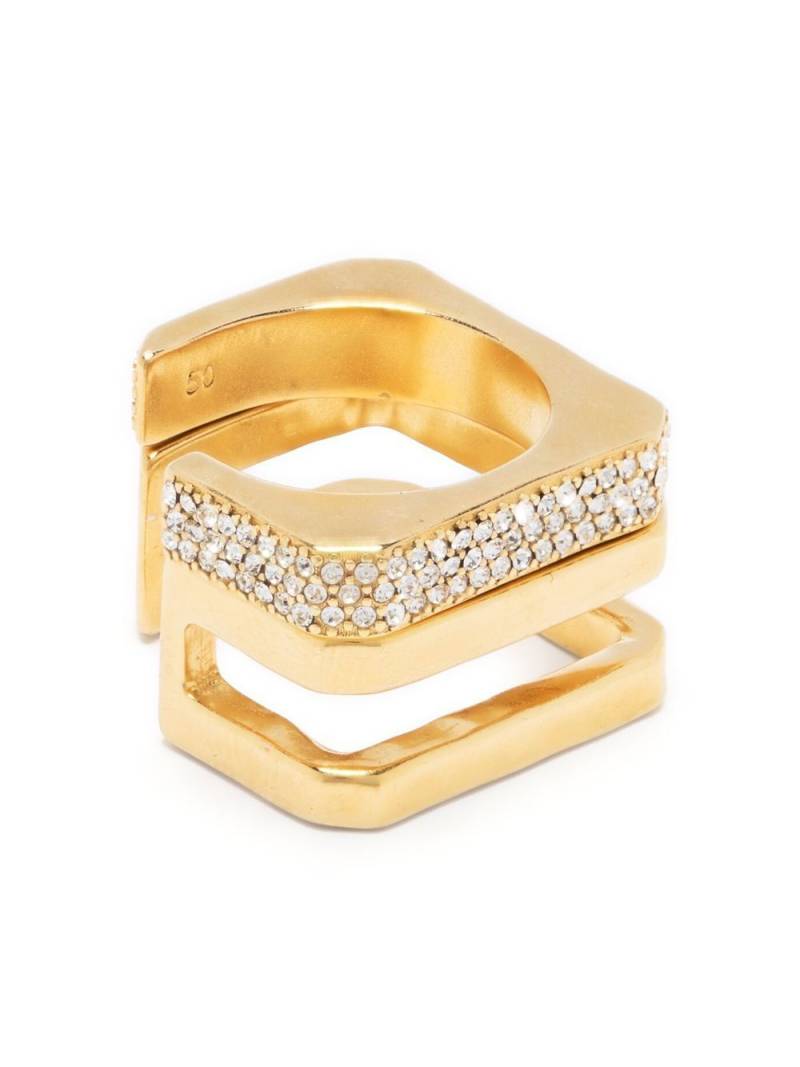 Zadig&Voltaire crystal-embellished Cecilia ring - Gold von Zadig&Voltaire