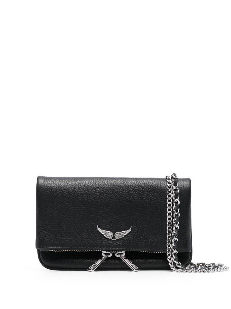 Zadig&Voltaire foldover-design crossbody bag - Black von Zadig&Voltaire