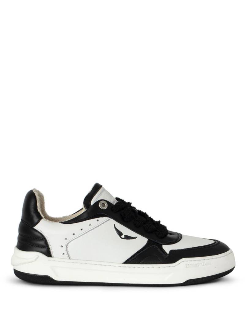 Zadig&Voltaire leather sneakers - Black von Zadig&Voltaire