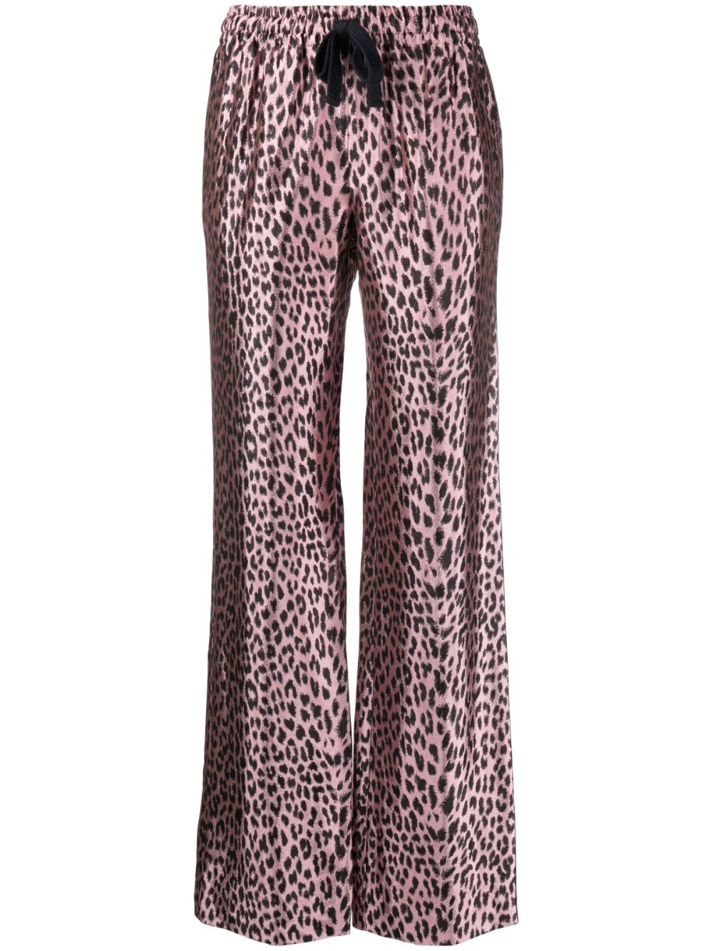 Zadig&Voltaire leopard-print satin trousers - Pink von Zadig&Voltaire