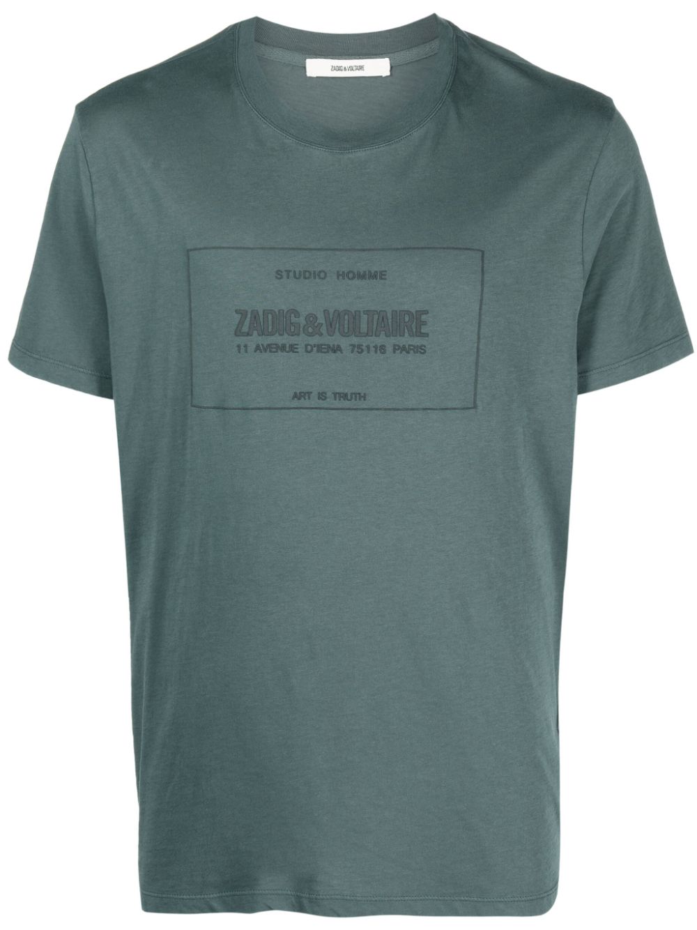 Zadig&Voltaire logo-print organic cotton T-shirt - Green von Zadig&Voltaire