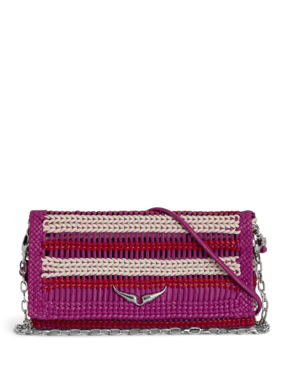 Zadig&Voltaire medium Rock Eternal clutch bag - Pink von Zadig&Voltaire