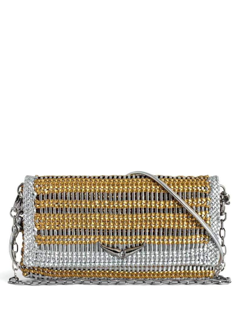 Zadig&Voltaire medium Rock Eternal clutch bag - Silver von Zadig&Voltaire