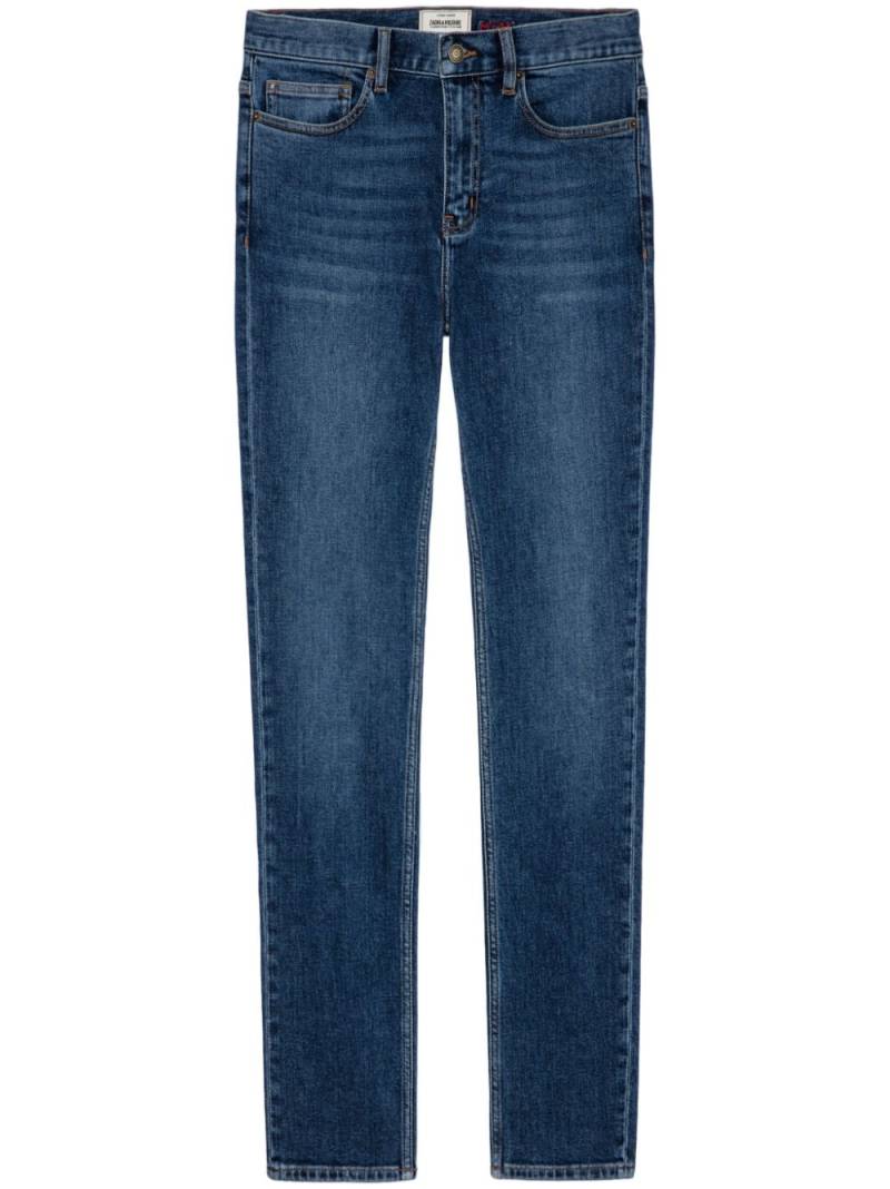 Zadig&Voltaire mid-rise slim-cut jeans - Blue von Zadig&Voltaire