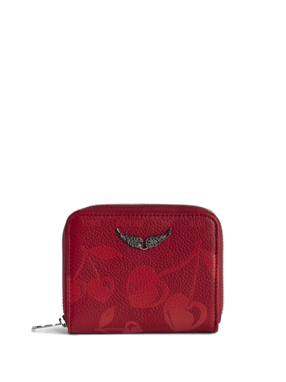 Zadig&Voltaire mini ZV coin purse - Red von Zadig&Voltaire