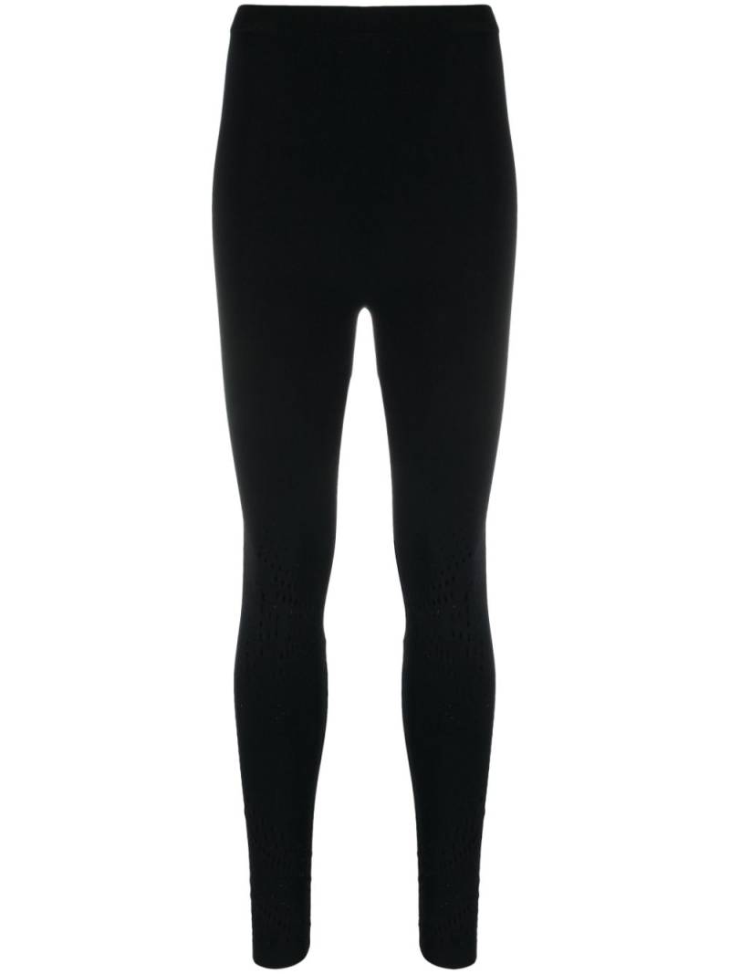 Zadig&Voltaire perforated high-waist leggings - Black von Zadig&Voltaire