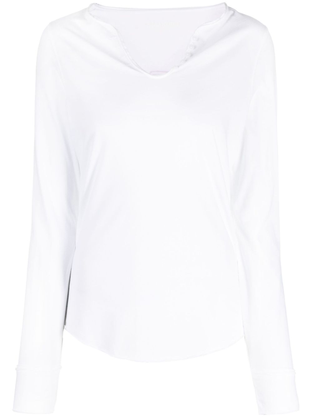 Zadig&Voltaire photograph-print long-sleeve T-shirt - White von Zadig&Voltaire