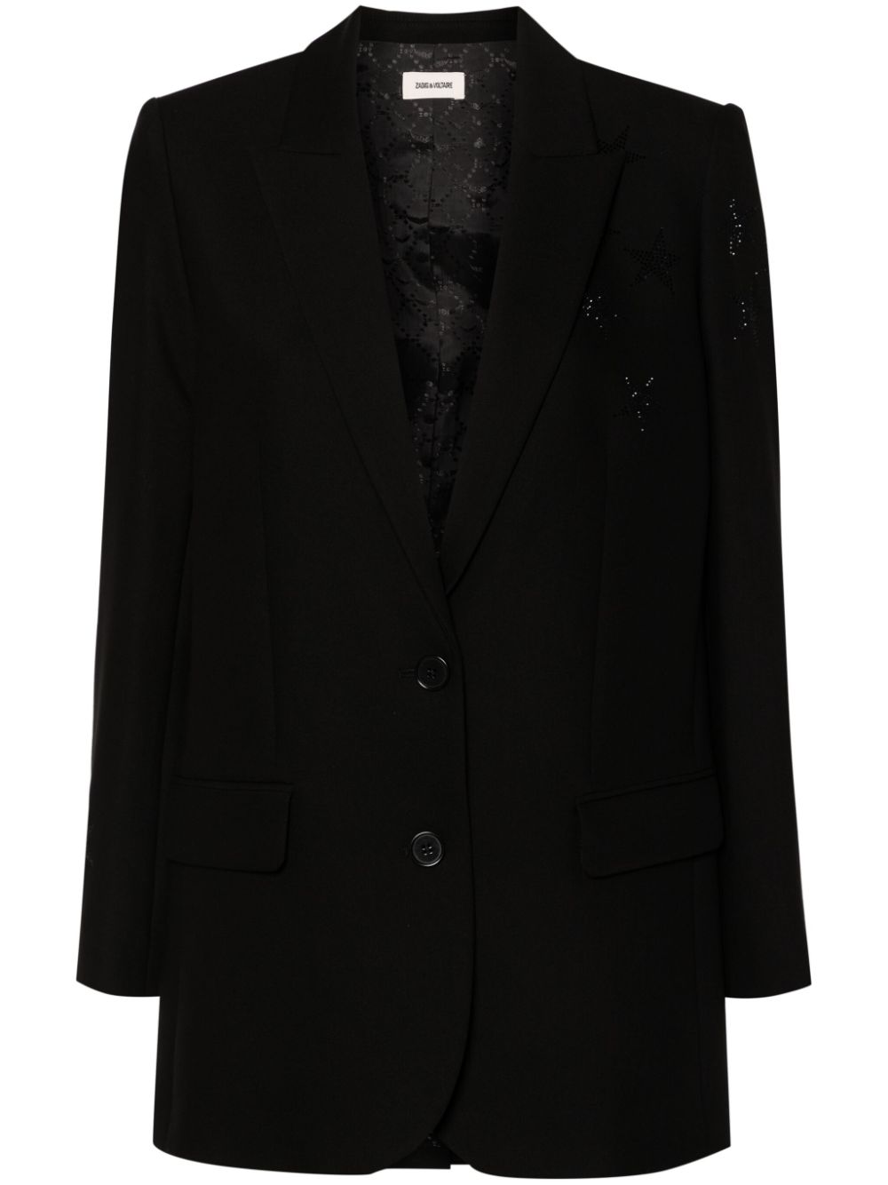 Zadig&Voltaire rhinestone-embellished blazer - Black von Zadig&Voltaire