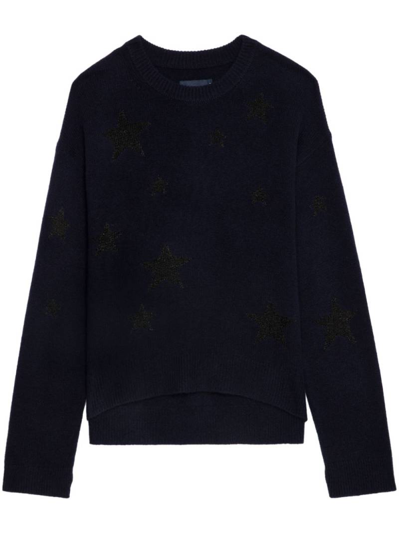 Zadig&Voltaire sequin-embellished jumper - Blue von Zadig&Voltaire