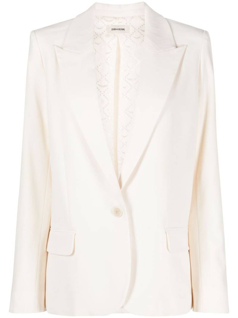 Zadig&Voltaire single-breasted blazer - Neutrals von Zadig&Voltaire