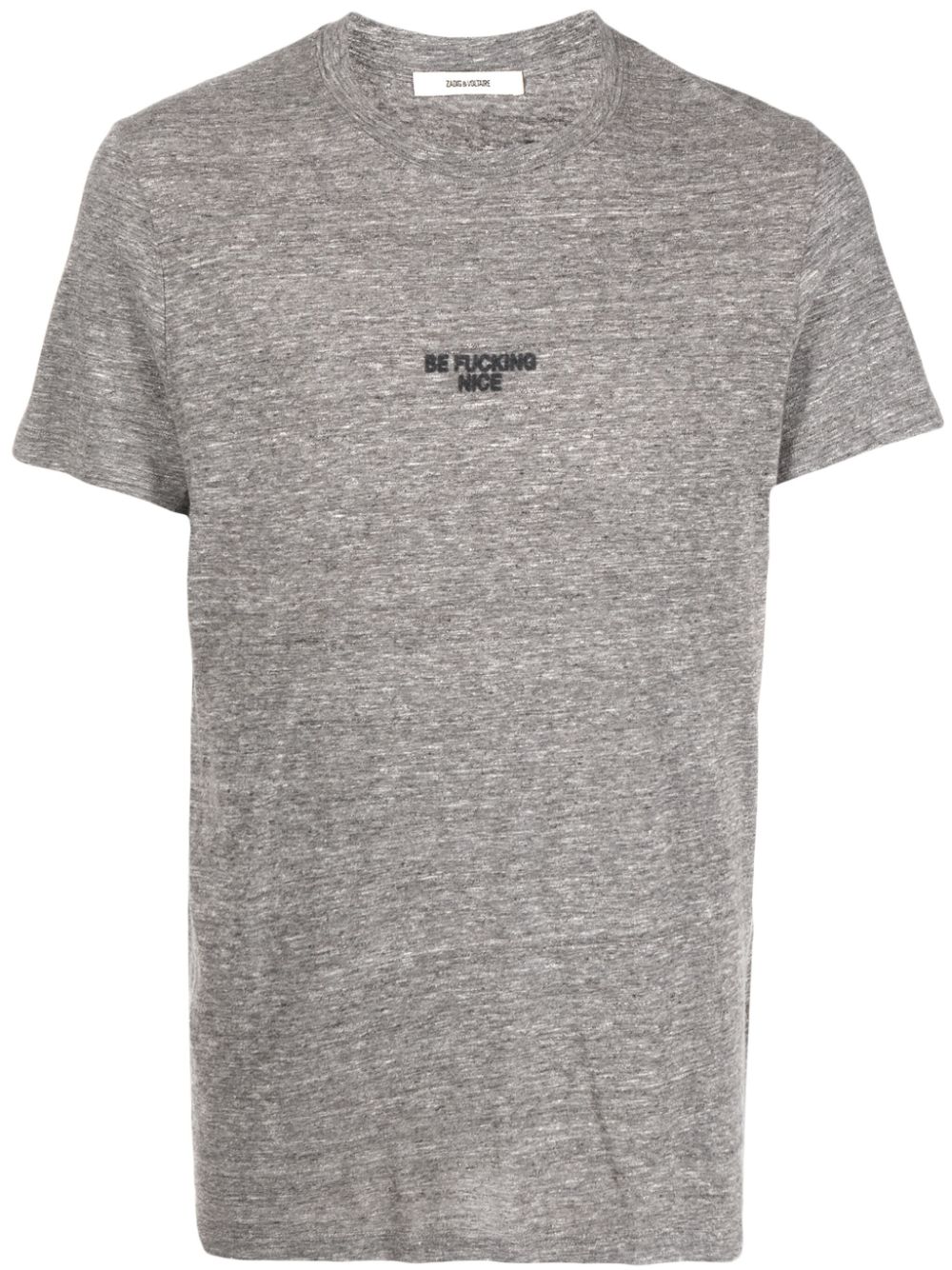 Zadig&Voltaire slogan-print T-shirt - Grey von Zadig&Voltaire