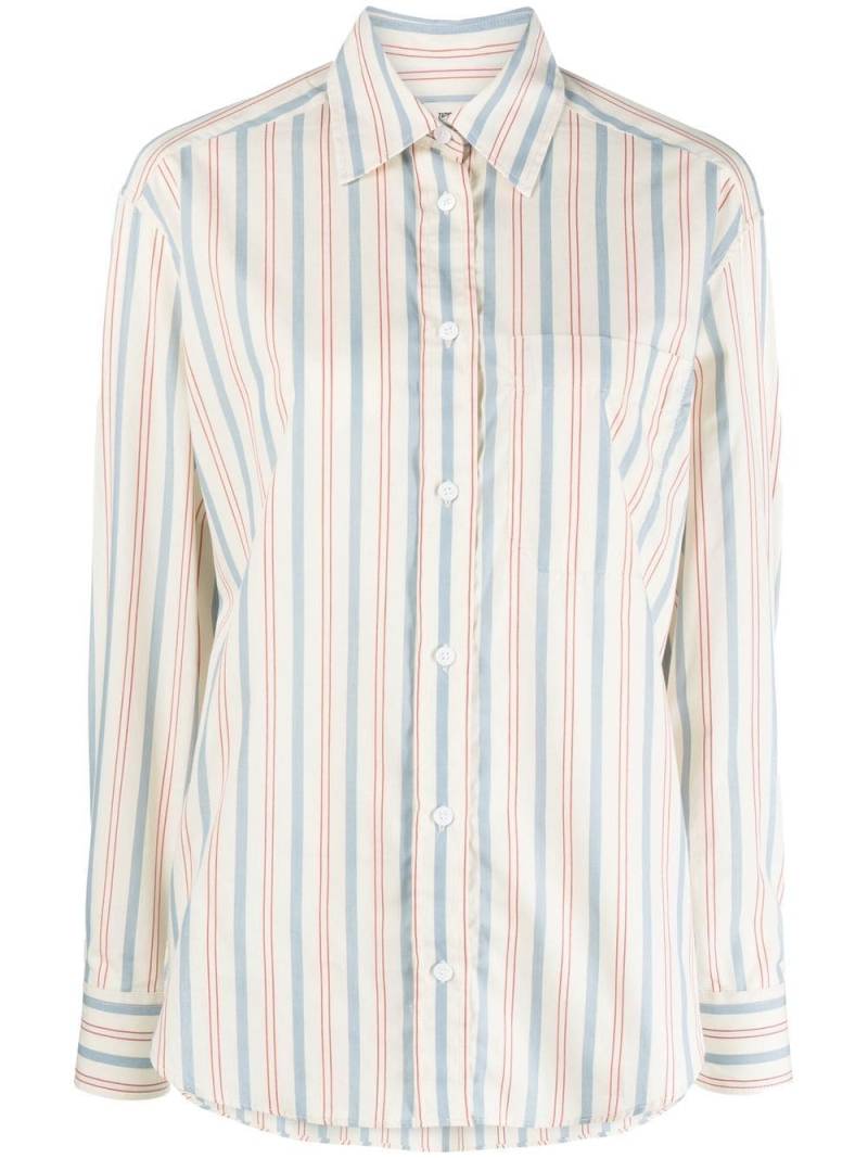 Zadig&Voltaire striped long-sleeve shirt - Neutrals von Zadig&Voltaire