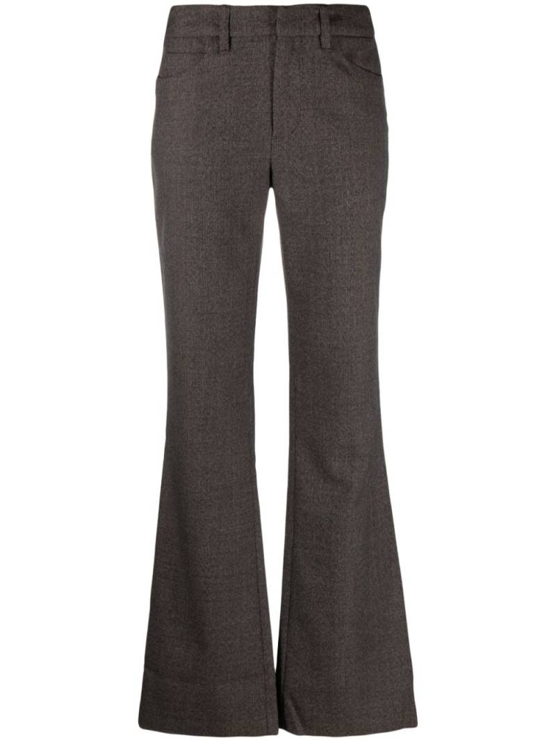 Zadig&Voltaire tailored flared wool trousers - Grey von Zadig&Voltaire