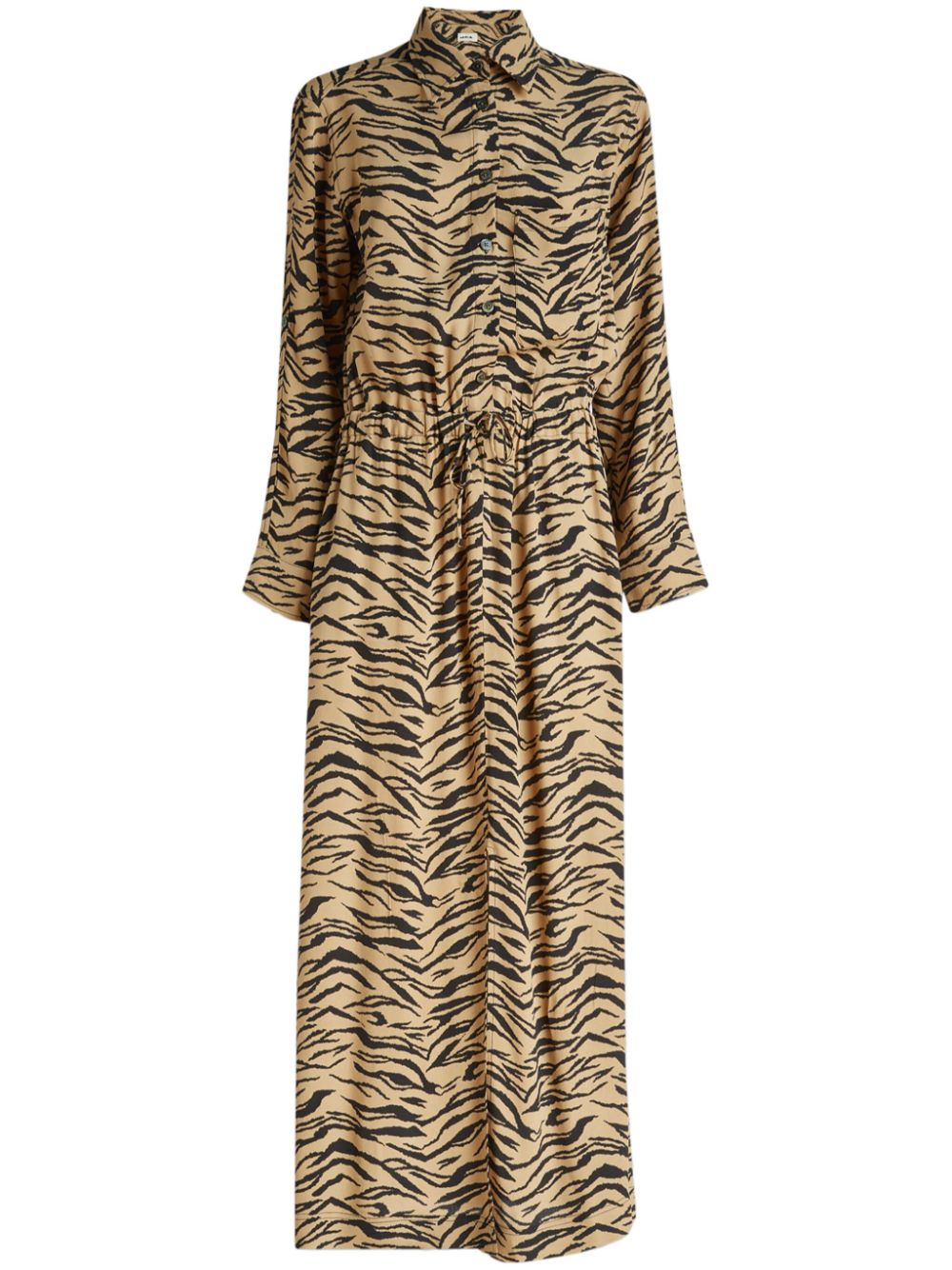 Zadig&Voltaire tiger-striped maxi dress - Neutrals von Zadig&Voltaire