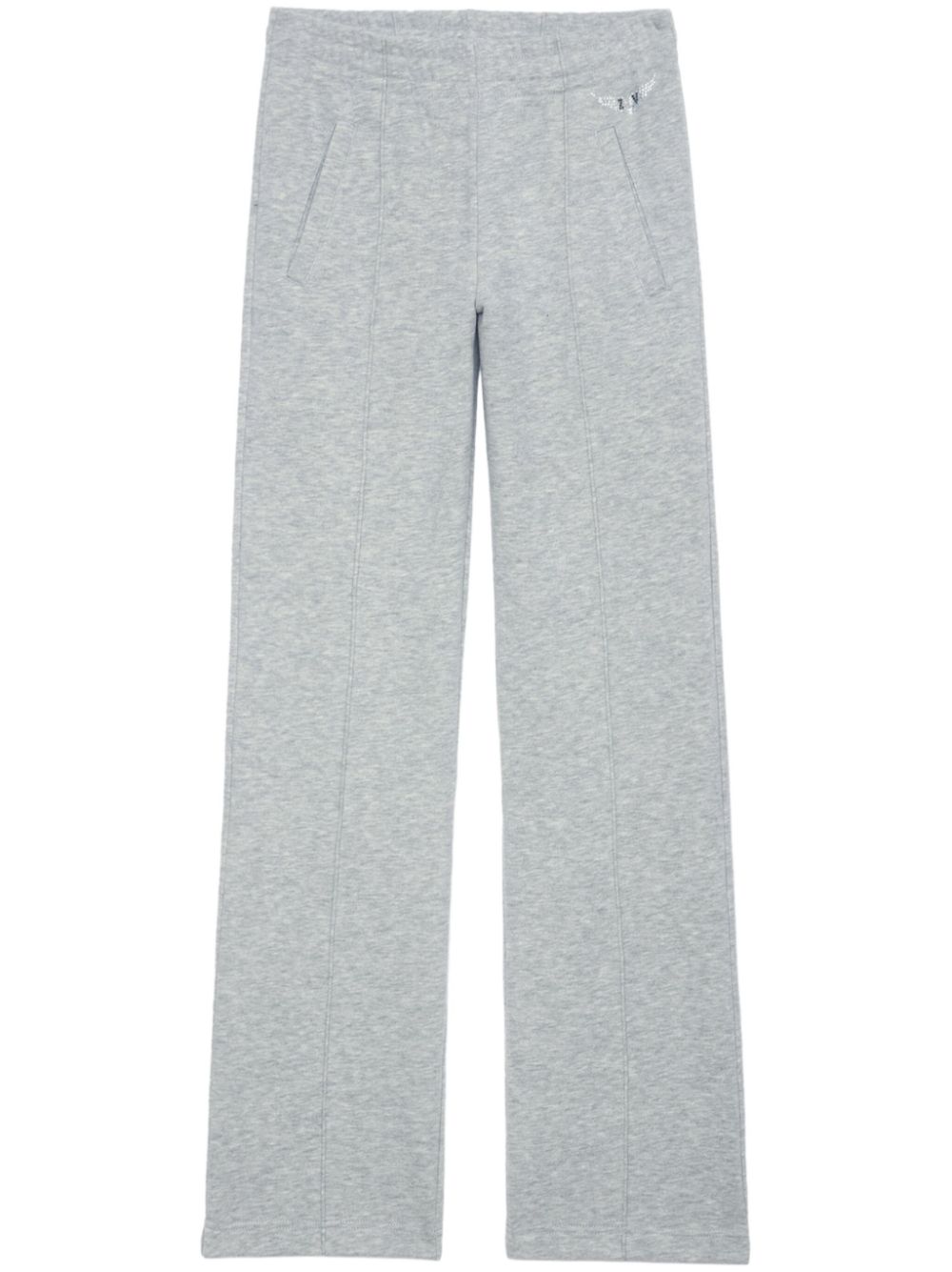 Zadig&Voltaire wings-strass track pants - Grey von Zadig&Voltaire