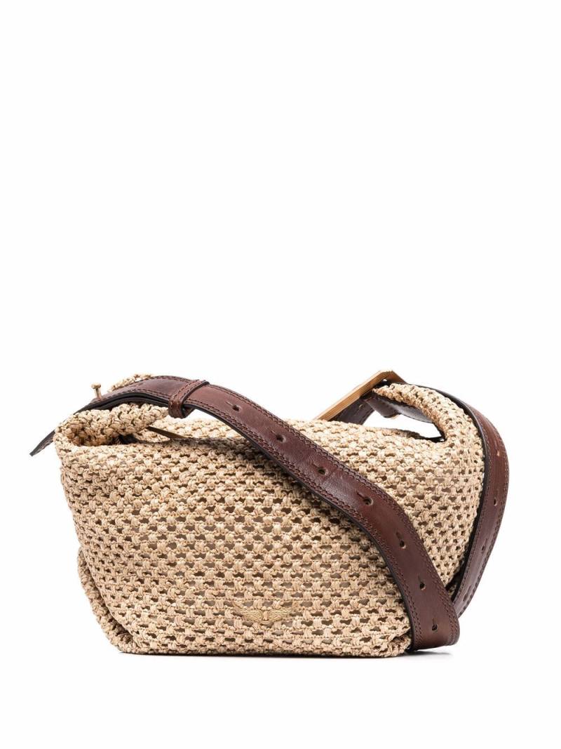 Zadig&Voltaire woven satchel bag - Neutrals von Zadig&Voltaire