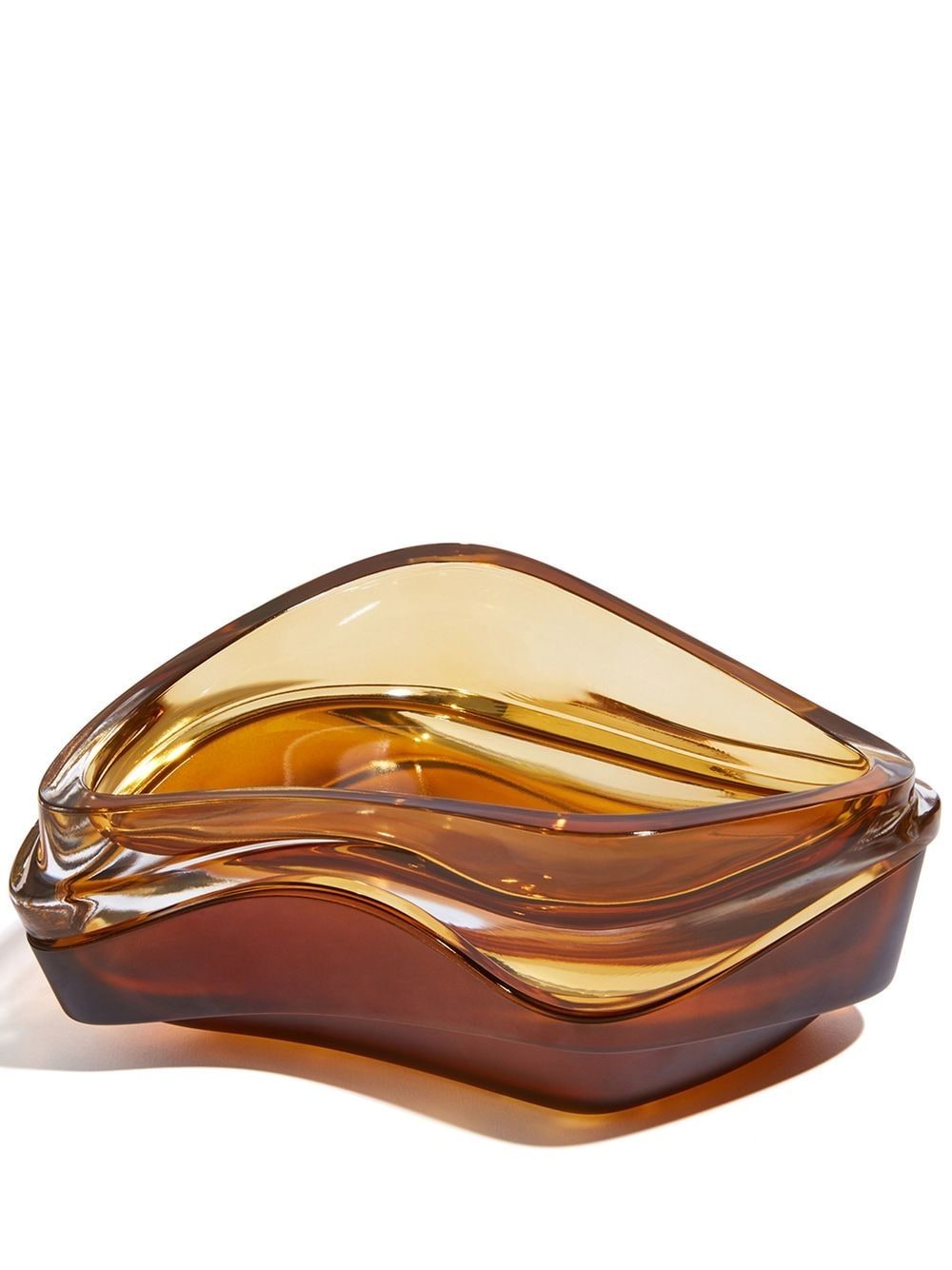 Zaha Hadid Design Plex crystal vessel - Brown von Zaha Hadid Design