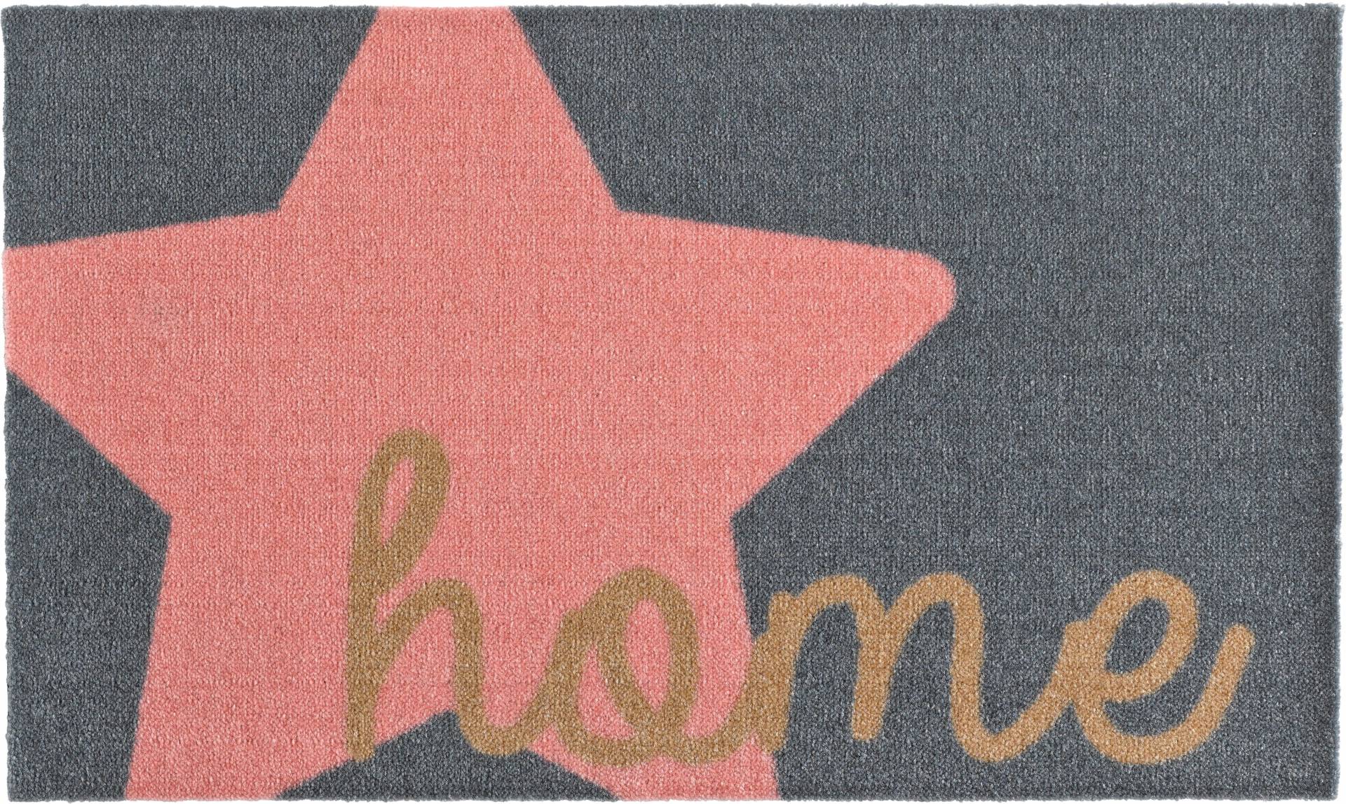 HANSE Home Fussmatte »Star Home«, rechteckig, 7 mm Höhe, Stern, mit Spruch, Schrift, Robust, Rutschhemend, Eingang, Waschbar HANSE Home Fussmatte »Star Home«, rechteckig, 7 mm Höhe, Stern, mit Spruch, Schrift, Robust, Rutschhemend, Eingang, Waschbar von HANSE Home