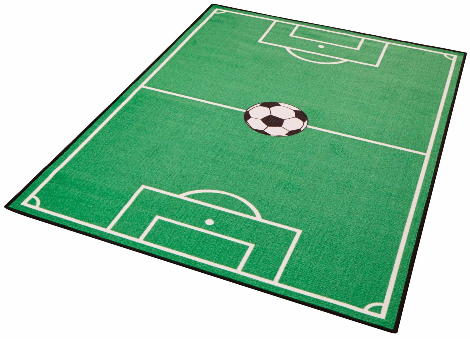 HANSE Home Kinderteppich »Fussballfeld 1«, rechteckig, 8 mm Höhe, Ball, Kurzflor, Fussball Spielunterlage, strapazierfähig, robust HANSE Home Kinderteppich »Fussballfeld 1«, rechteckig, 8 mm Höhe, Ball, Kurzflor, Fussball Spielunterlage, strapazierfähig, robust von HANSE Home