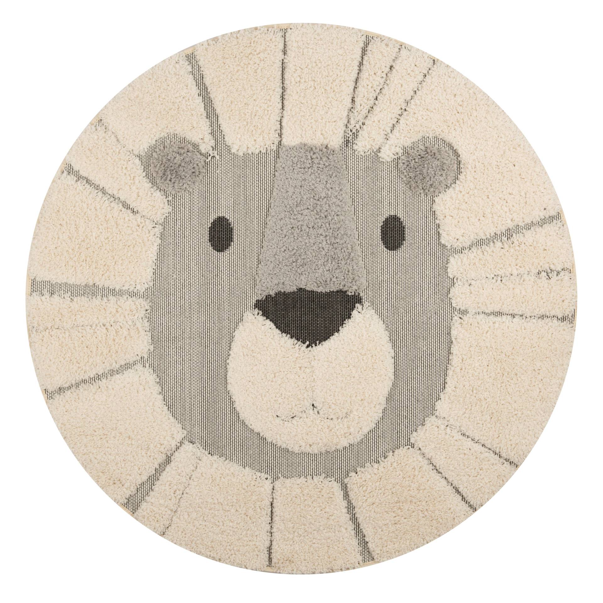 HANSE Home Kinderteppich »Lion Lucky«, rund, 22 mm Höhe, Kinderteppich, Spielteppich, Kinderzimmer, 3D Effekt, Tiermotiv HANSE Home Kinderteppich »Lion Lucky«, rund, 22 mm Höhe, Kinderteppich, Spielteppich, Kinderzimmer, 3D Effekt, Tiermotiv von HANSE Home