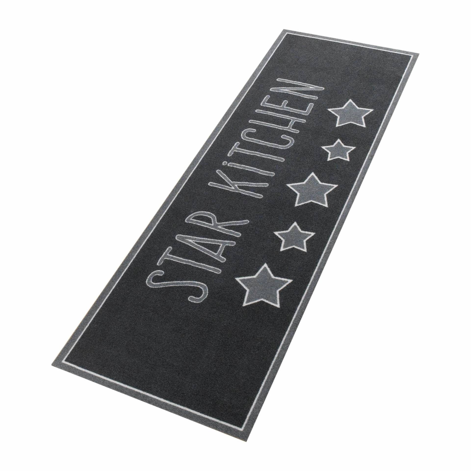 HANSE Home Küchenläufer »Star Kitchen«, rechteckig, 5 mm Höhe, Kurzflor, rutschhemmend, Schriftzug, Kitchen, Waschbar, Schriftzug von HANSE Home