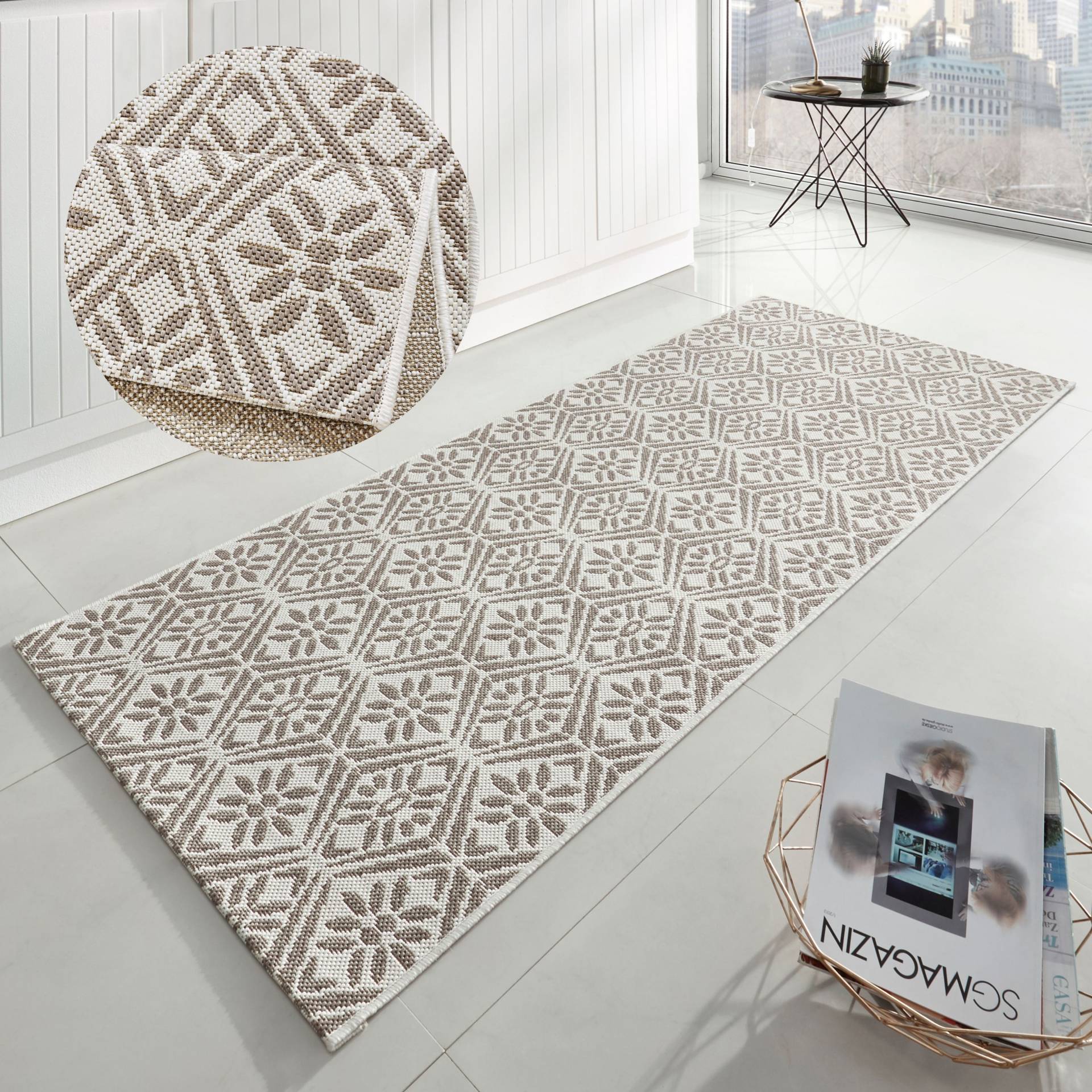 HANSE Home Läufer »Creation«, rechteckig, 8 mm Höhe, Teppichläufer, Küchenläufer, Teppich, Waschbar, Küche, Flur, Rauten HANSE Home Läufer »Creation«, rechteckig, 8 mm Höhe, Teppichläufer, Küchenläufer, Teppich, Waschbar, Küche, Flur, Rauten von HANSE Home