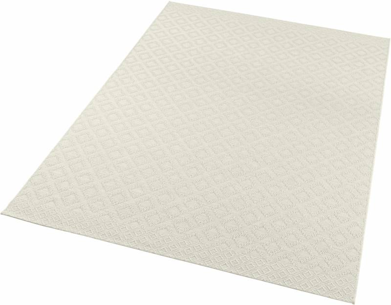 HANSE Home Teppich »Avenue«, rechteckig, 4 mm Höhe, Flachgewebe Hoch-Tief-Struktur, Makramee Optik, Robust, Pflegeleicht von HANSE Home