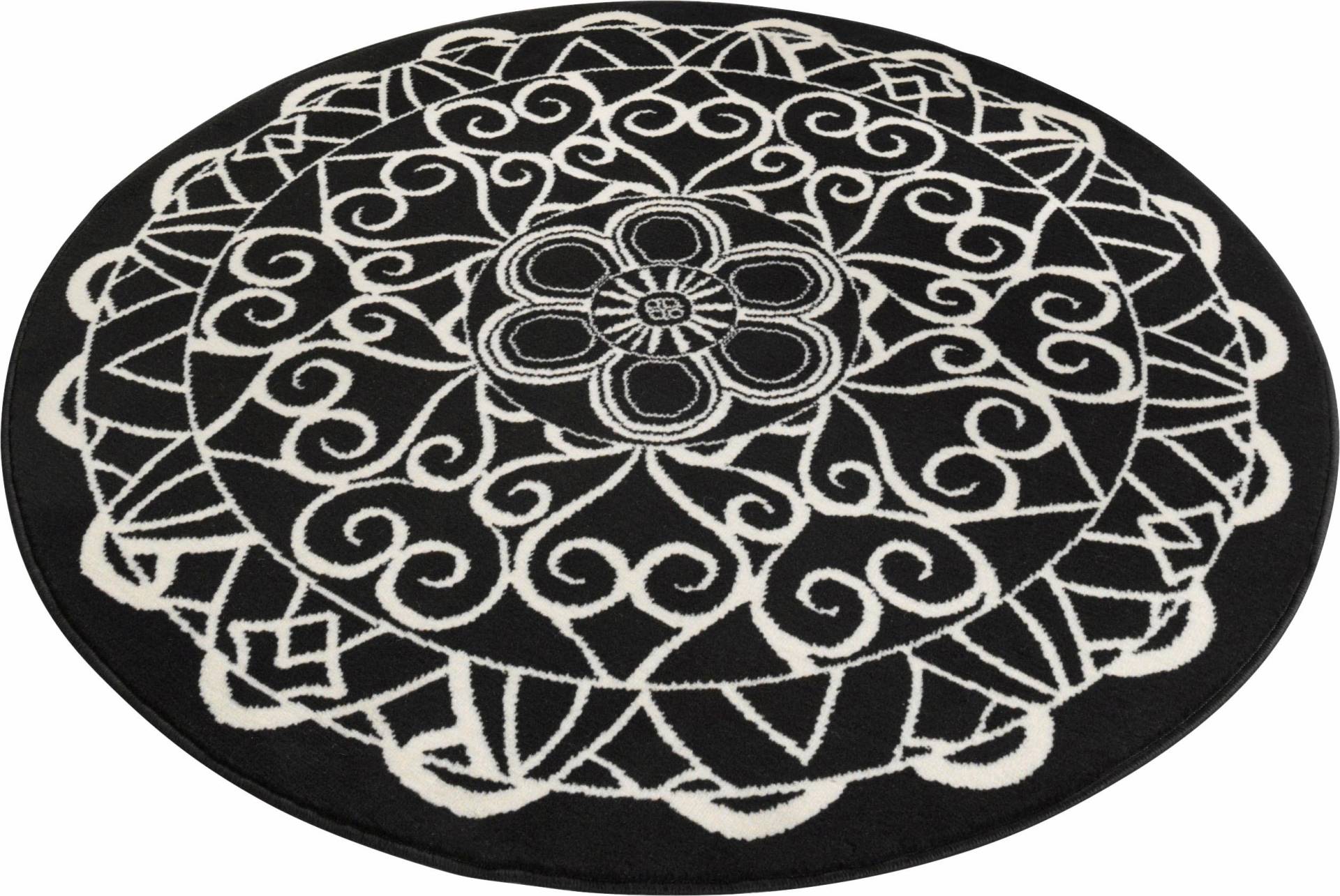 HANSE Home Teppich »Mandala 1«, rund, 9 mm Höhe, Kurzflor, Mandala Design, Graphisches Muster, Robust, Pflegeleicht HANSE Home Teppich »Mandala 1«, rund, 9 mm Höhe, Kurzflor, Mandala Design, Graphisches Muster, Robust, Pflegeleicht von HANSE Home