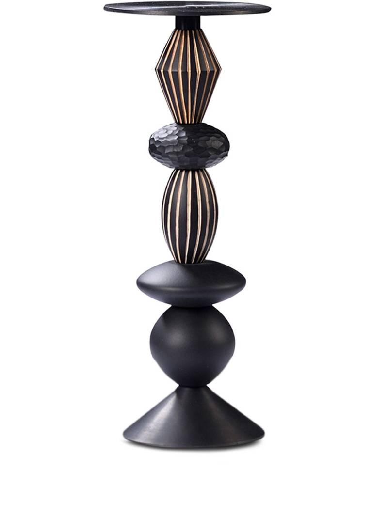 Zanat Play & Burn candleholder (28cm) - Black von Zanat