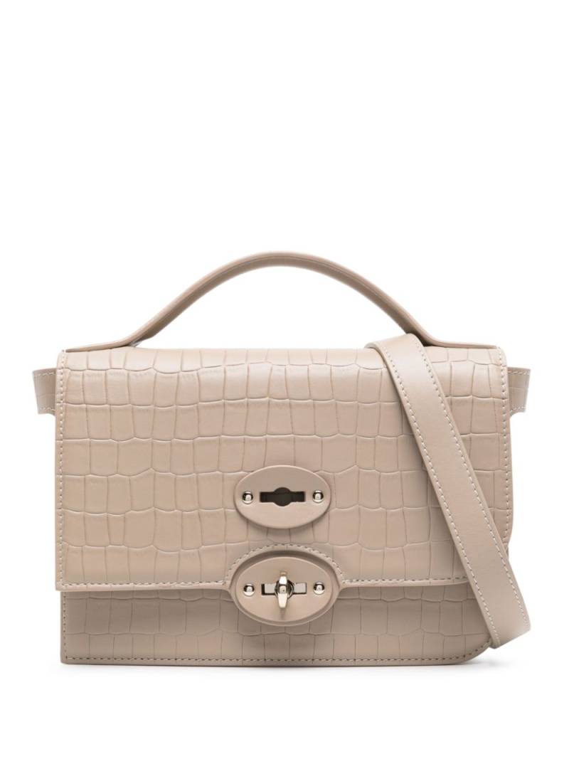 Zanellato Ella Cayman leather tote bag - Neutrals von Zanellato