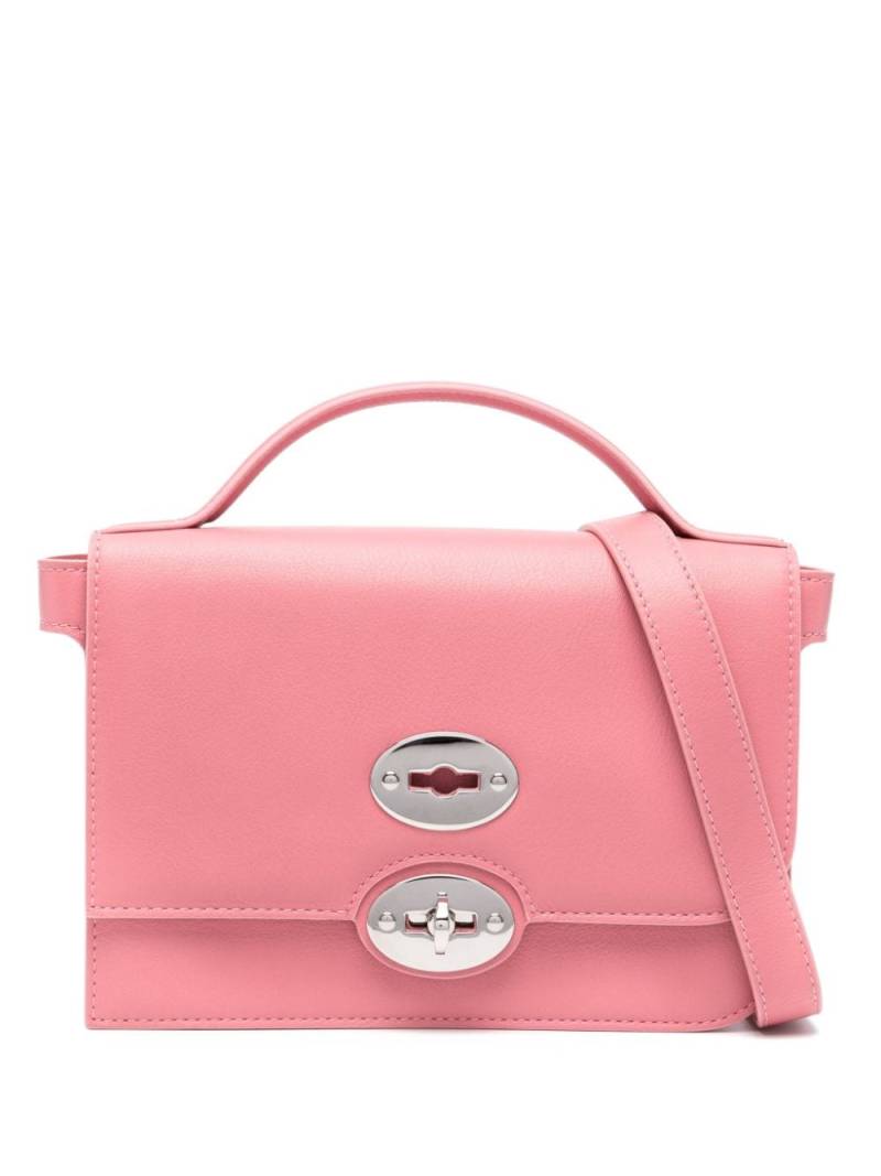 Zanellato Ella crossbody leather bag - Pink von Zanellato