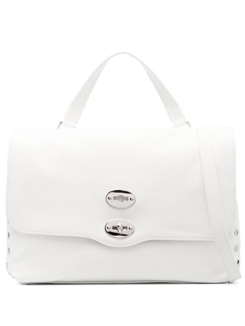 Zanellato Postina® stud-detail tote bag - White von Zanellato