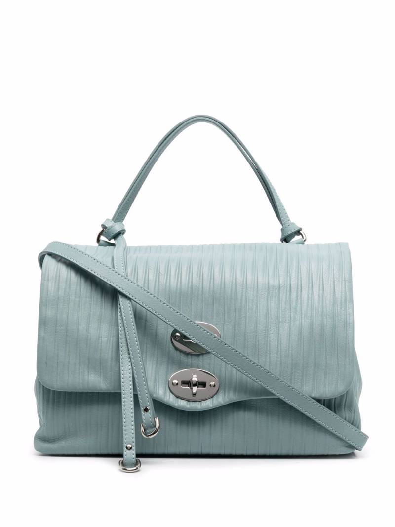 Zanellato Postina A'plisse tote bag - Blue von Zanellato