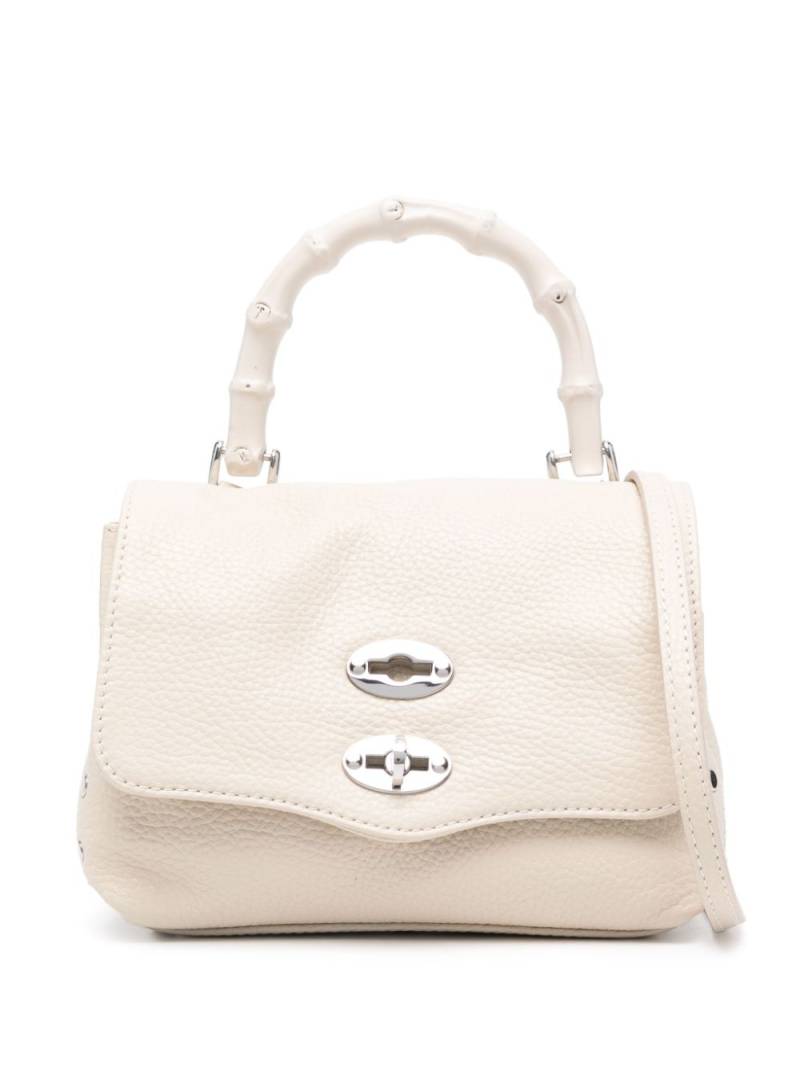 Zanellato Postina Daily Bamboo tote bag - White von Zanellato