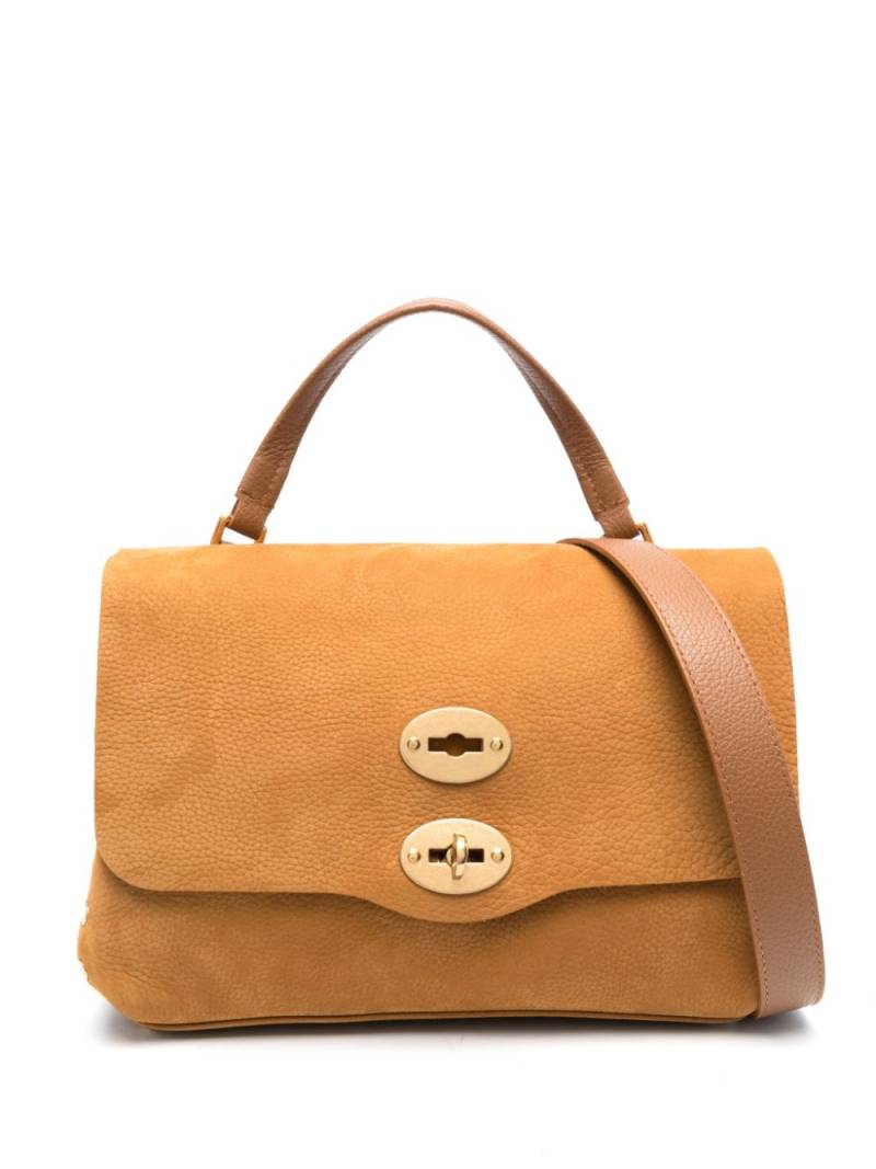 Zanellato Postina suede tote bag - Brown von Zanellato