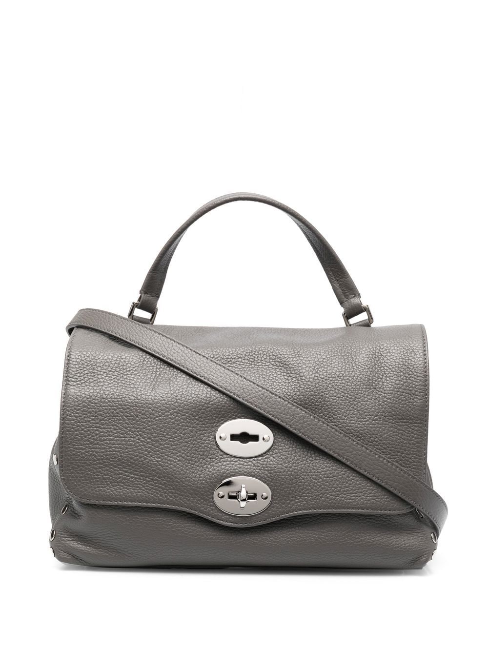 Zanellato calf-leather satchel-bag - Grey von Zanellato