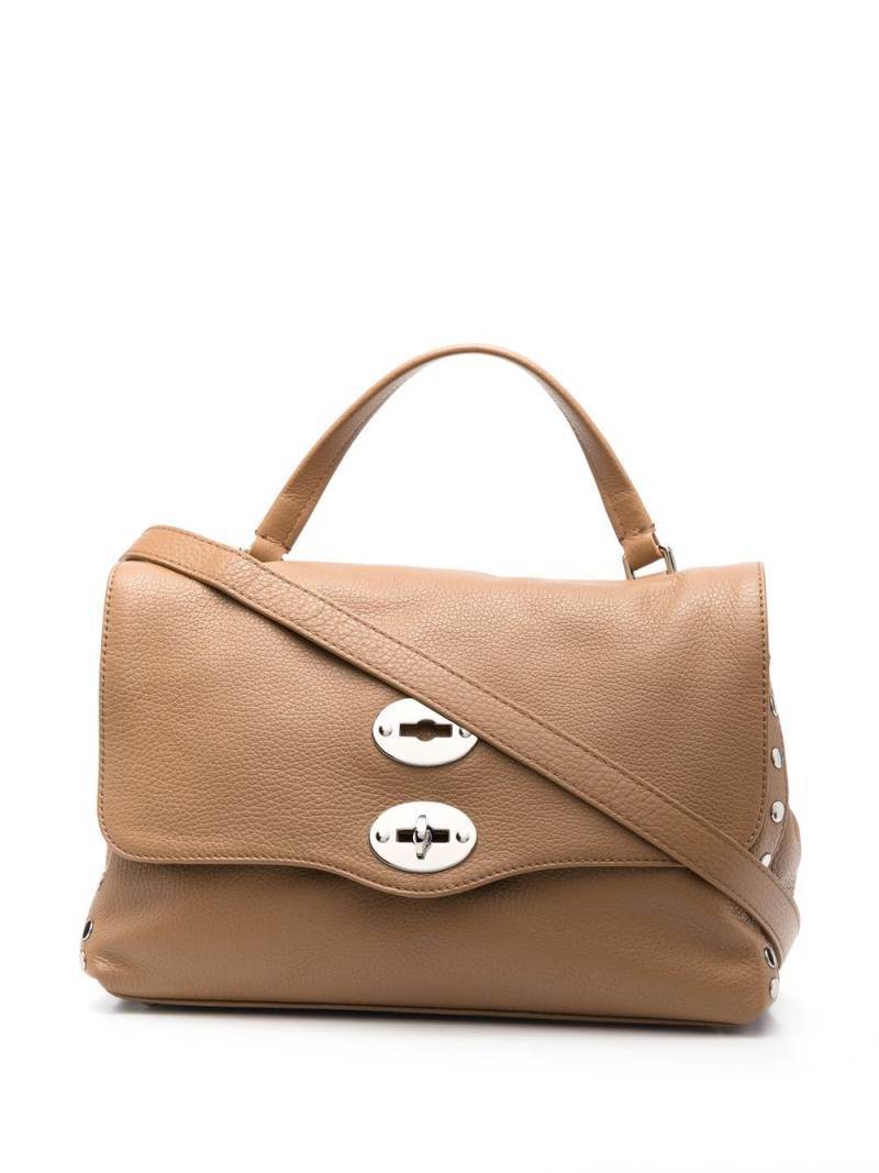 Zanellato leather twist-lock satchel - Neutrals von Zanellato