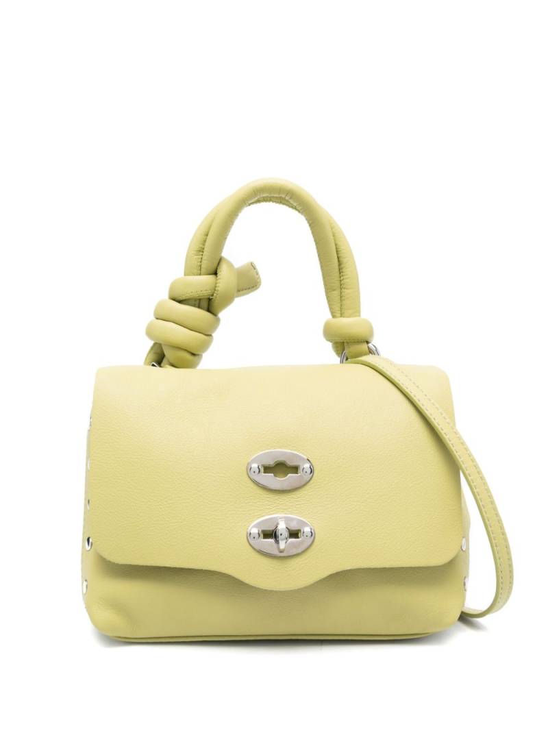 Zanellato mini Postina leather tote bag - Green von Zanellato