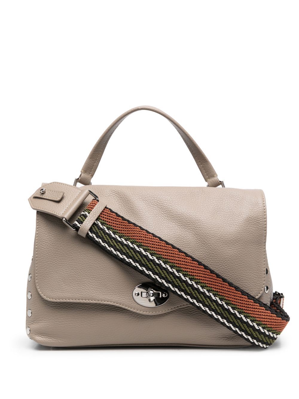 Zanellato pebble-texture leather tote bag - Neutrals von Zanellato