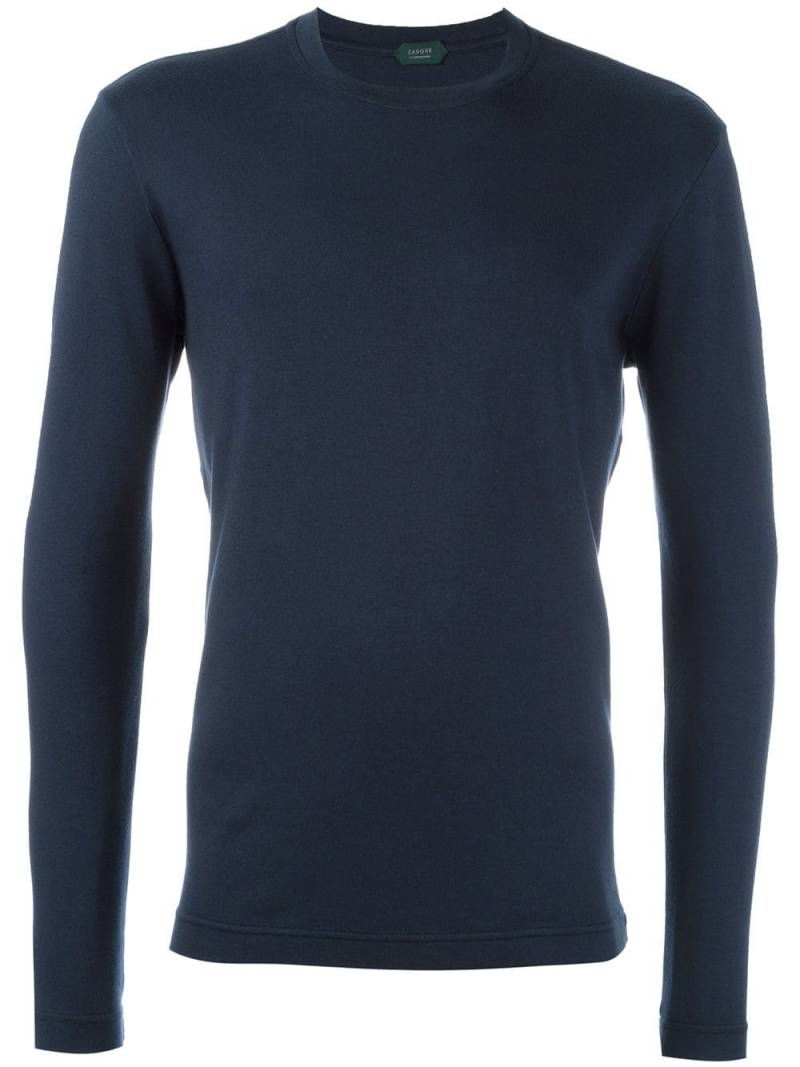 Zanone classic sweatshirt - Blue von Zanone