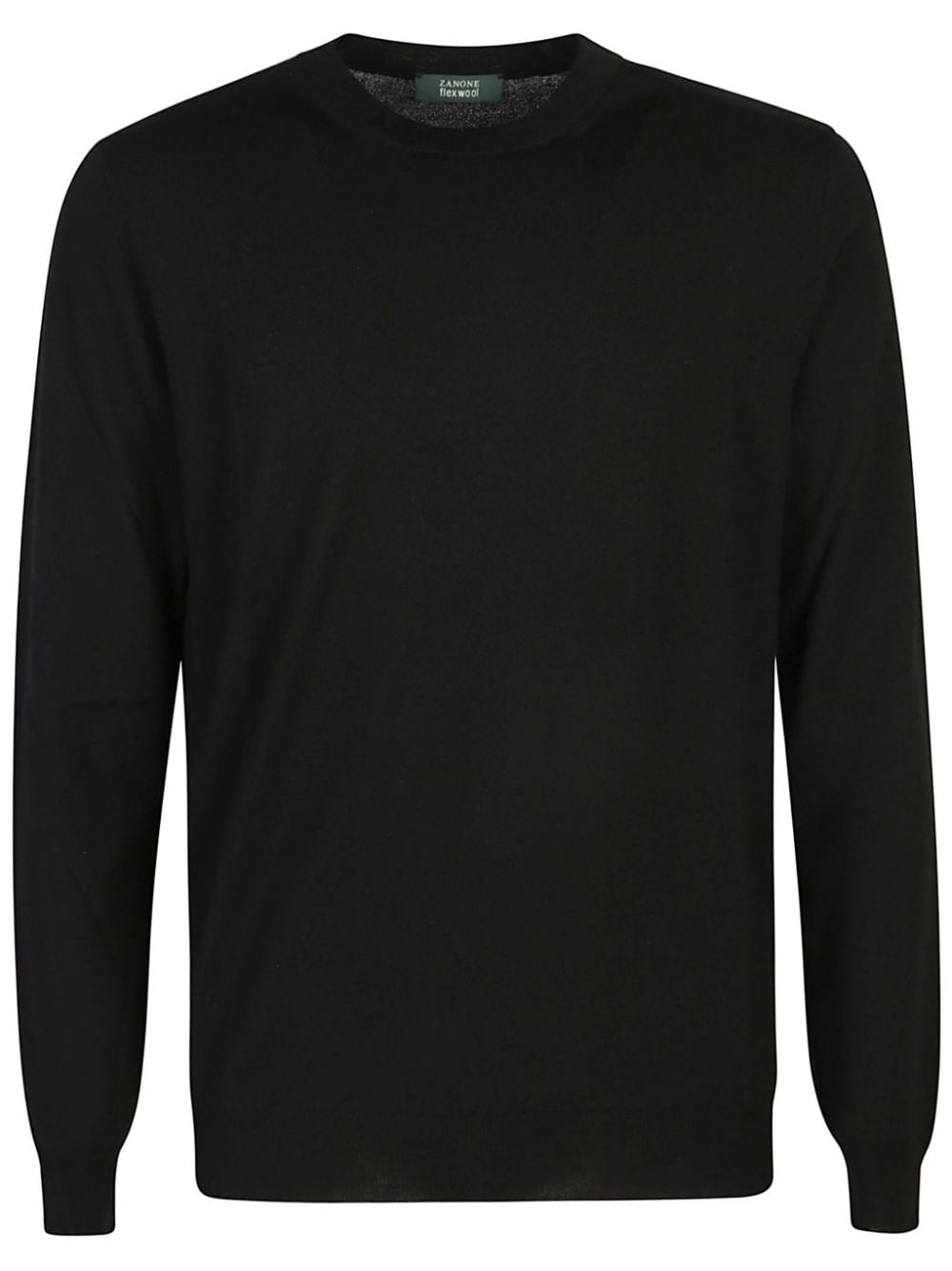 Zanone crew-neck long-sleeve sweater - Black von Zanone