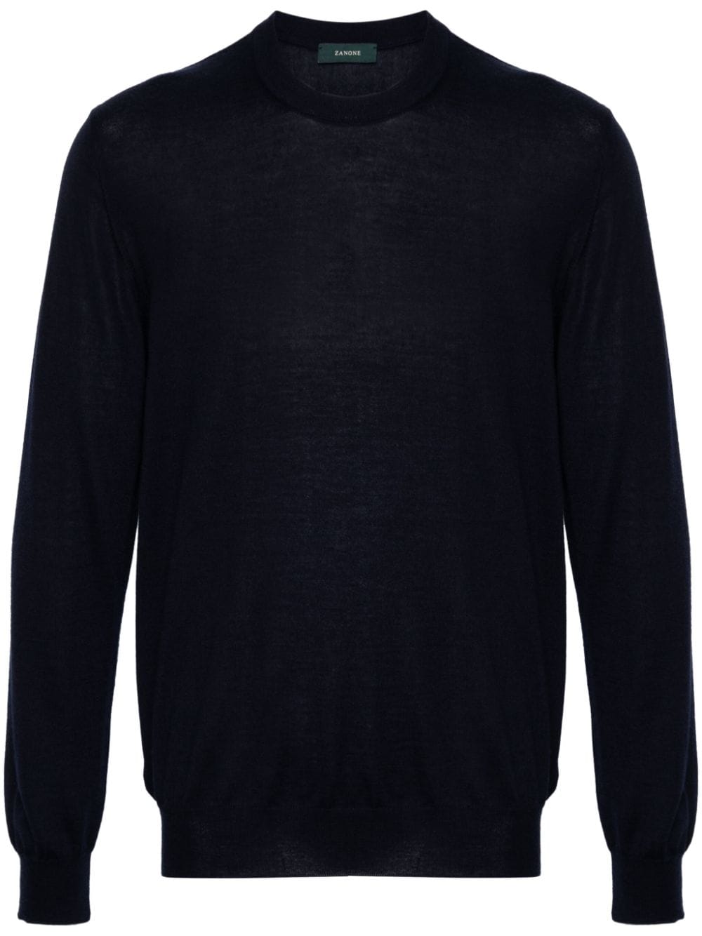 Zanone cashmere-sil crew-neck sweater - Blue von Zanone