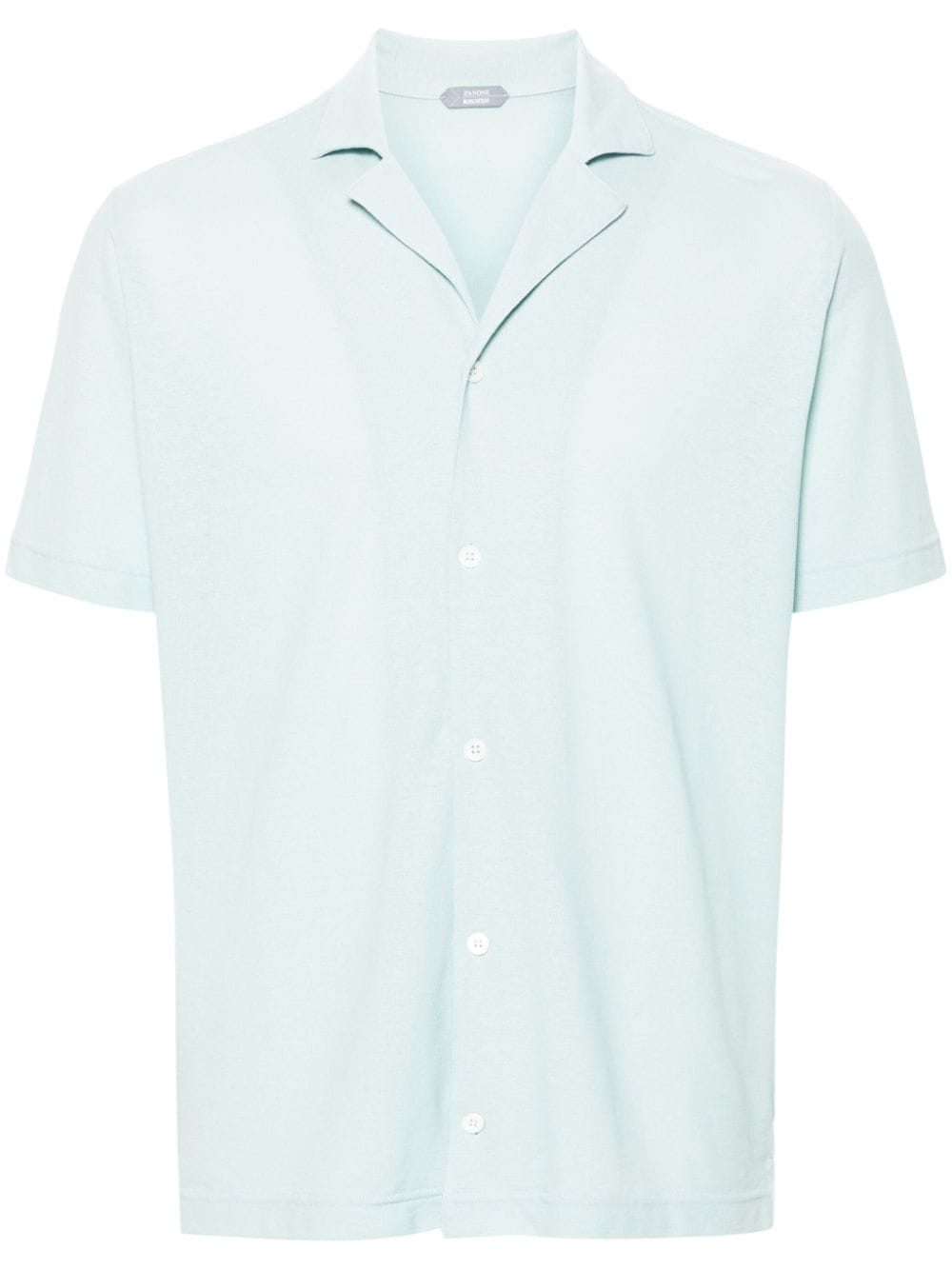 Zanone fine-knit shirt - Blue von Zanone