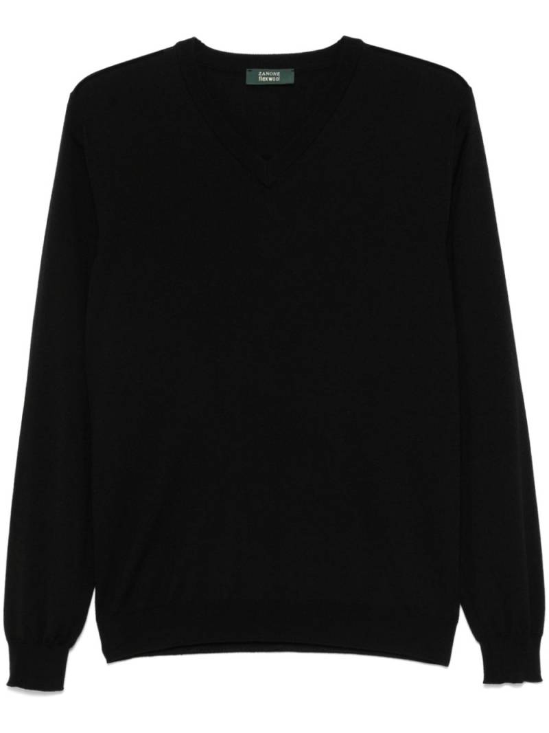 Zanone fine-knit sweater - Black von Zanone